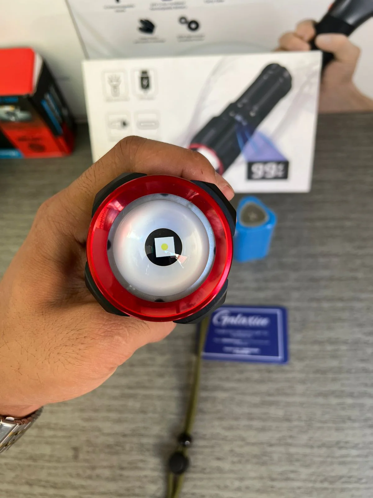 Heavy Duty DIGITAL FLASH LIGHT (TORCH ) Lot Imported - Image 4