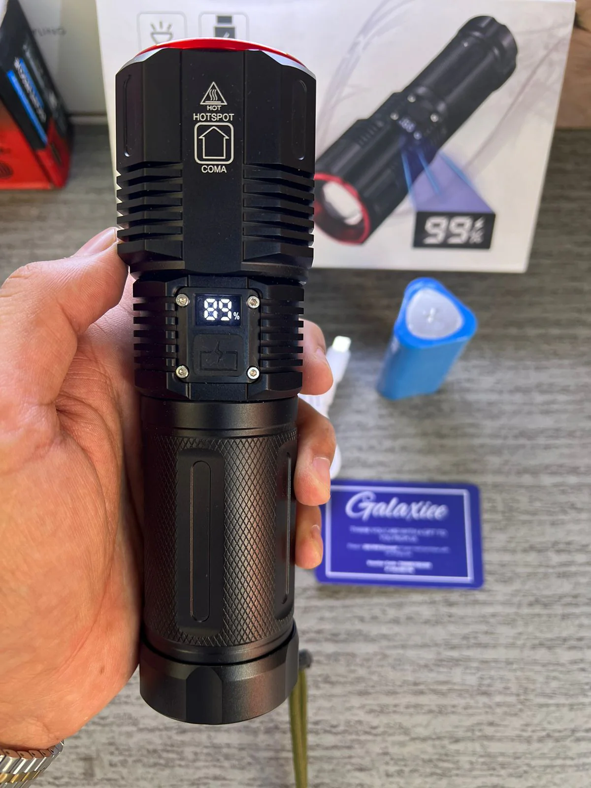 Heavy Duty DIGITAL FLASH LIGHT (TORCH ) Lot Imported - Image 7